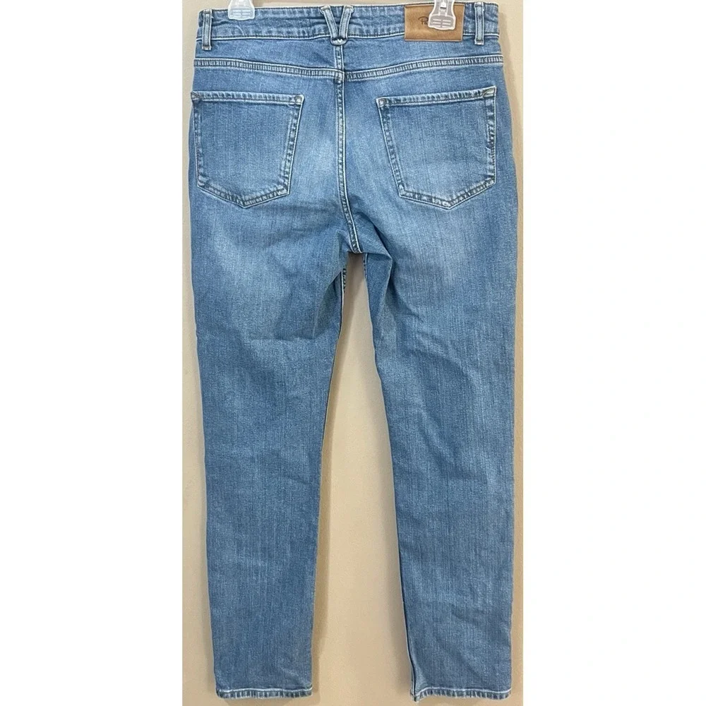 Pantamo Jeans Men's W31 L32 Slim Straight Fit Medium Wash Blue Denim Stretch EUC